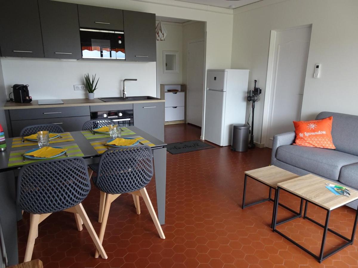 T3 150 M De La Plage, Climatisation, Piscine Et Parking Privatif - เลอลาวองดูว์ ภายนอก รูปภาพ